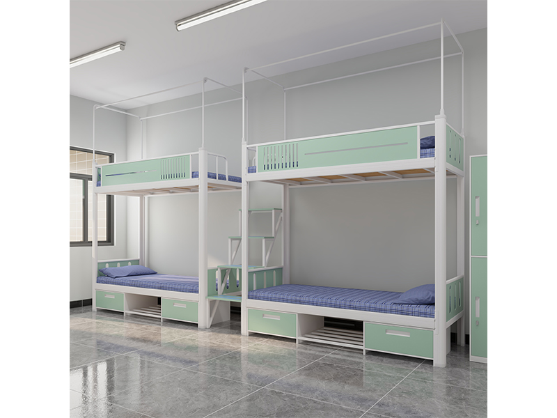 豐龍鋼架床廠家：質(zhì)量領(lǐng)跑上下鋪，耐用上鋪下桌床任你選